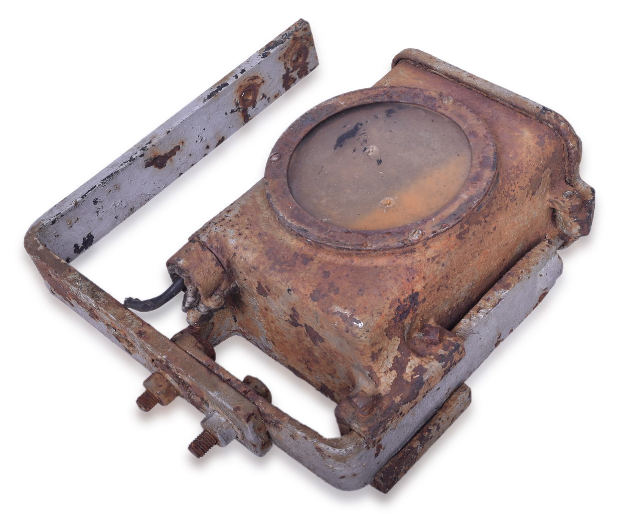 5513 - Union Switch & Signal Cast Iron Semaphore Lamp thumbnail