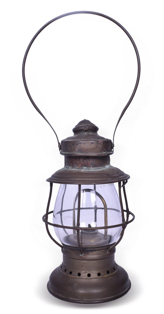 5518 - Adams & Westlake Brass Bell Bottom Lantern thumbnail