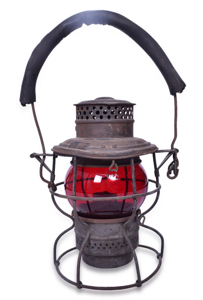 5526 - Adams & Westlake Kero 250 Pere Marquette Red Globe Lantern thumbnail
