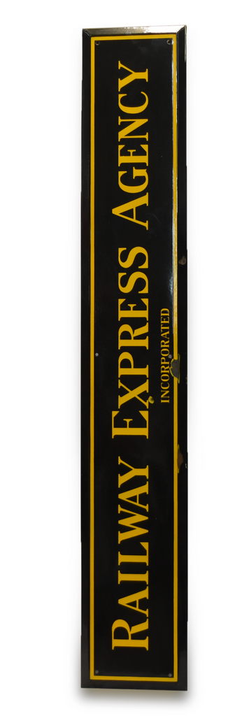 5536 - Railway Express Agency Incorporated Large Porcelain Sign thumbnail
