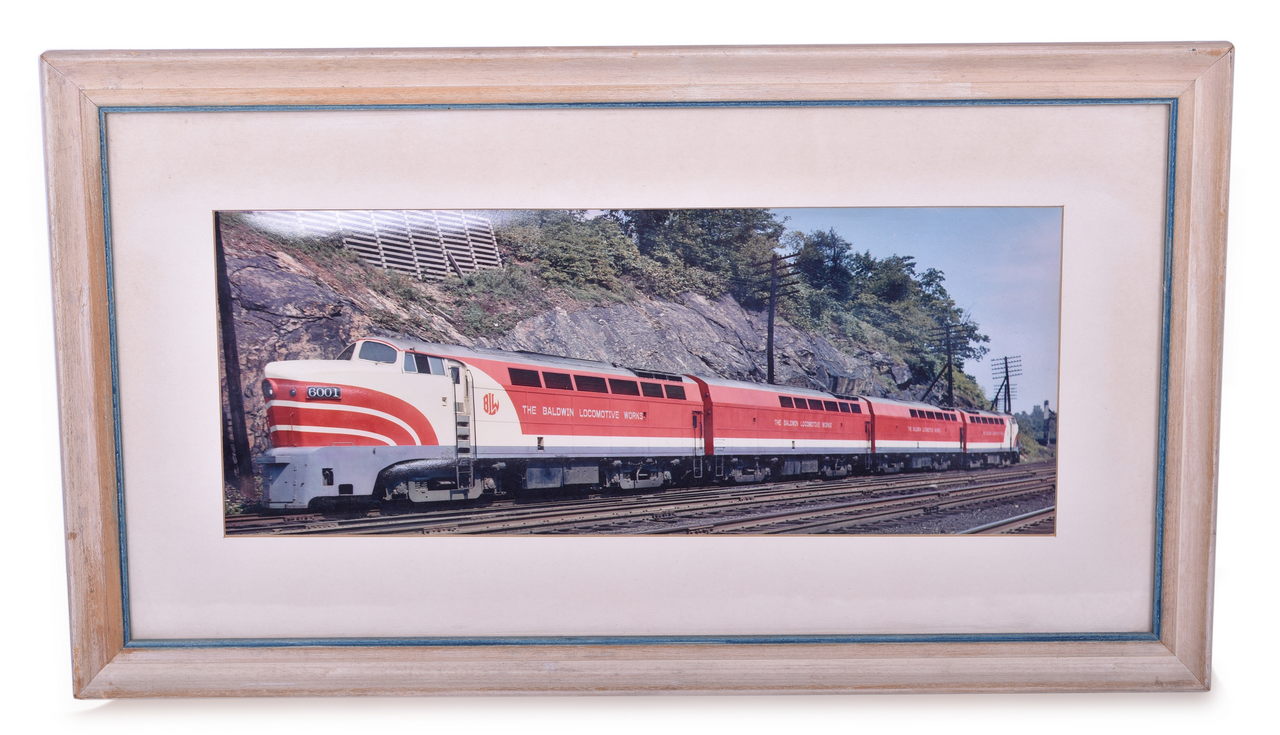 5560 - Color Baldwin Locomotive Works Sharknose Demonstrator Builders Photograph thumbnail