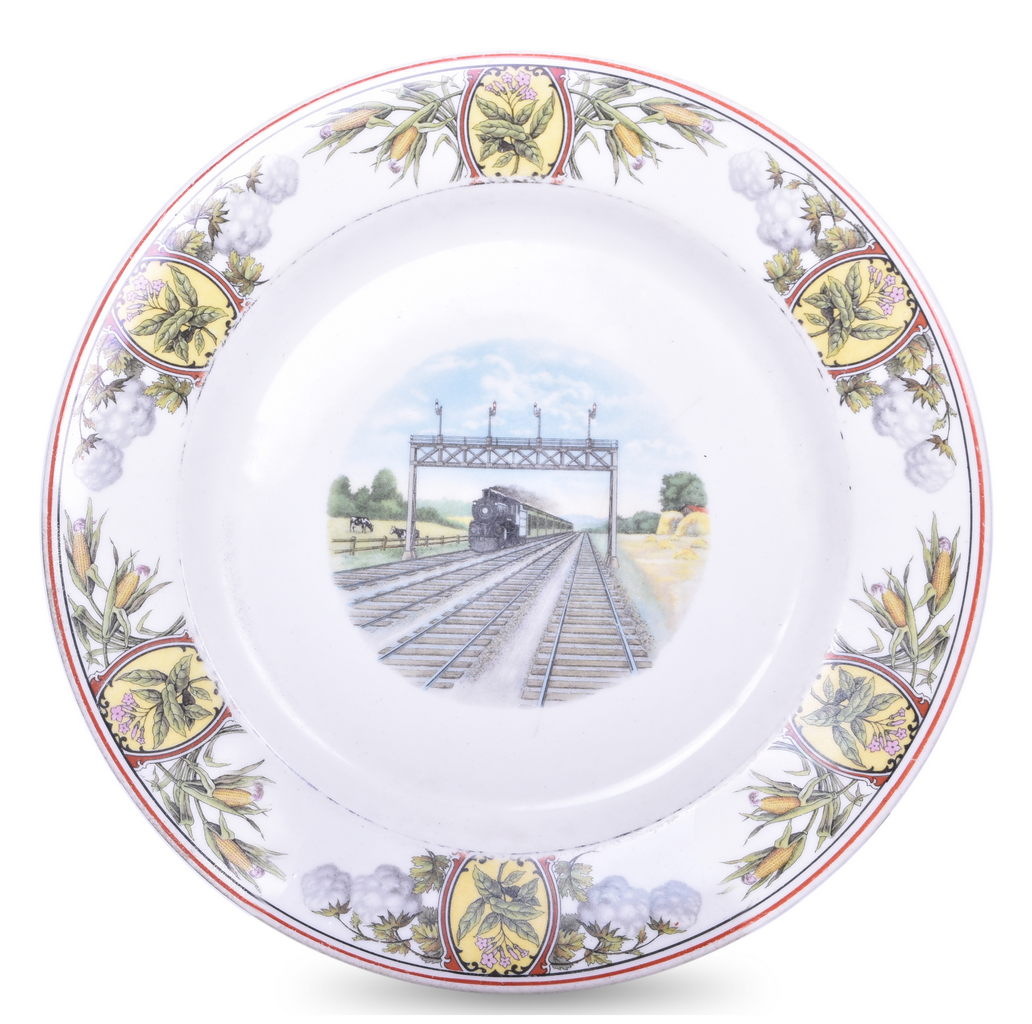 5577 - Illinois Central Railroad China Panama Limited Service Plate 10 1/4