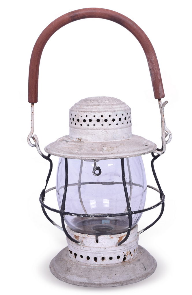 5586 - Dietz XLCR Oklahoma Central Railway Bell Bottom Lantern thumbnail