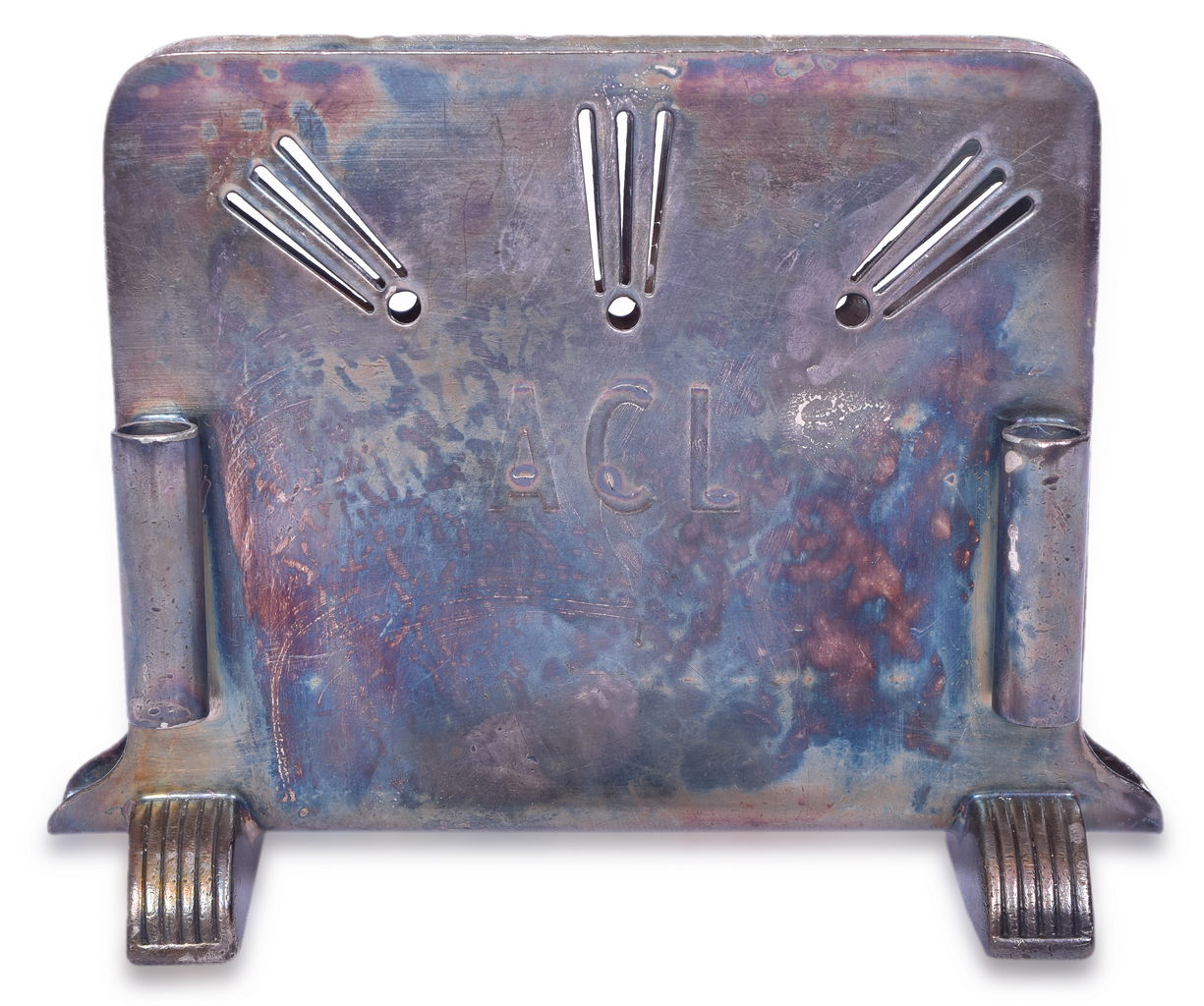 5617 - International Silver Co. Atlantic Coast Line Railroad Menu Holder - 1947 thumbnail