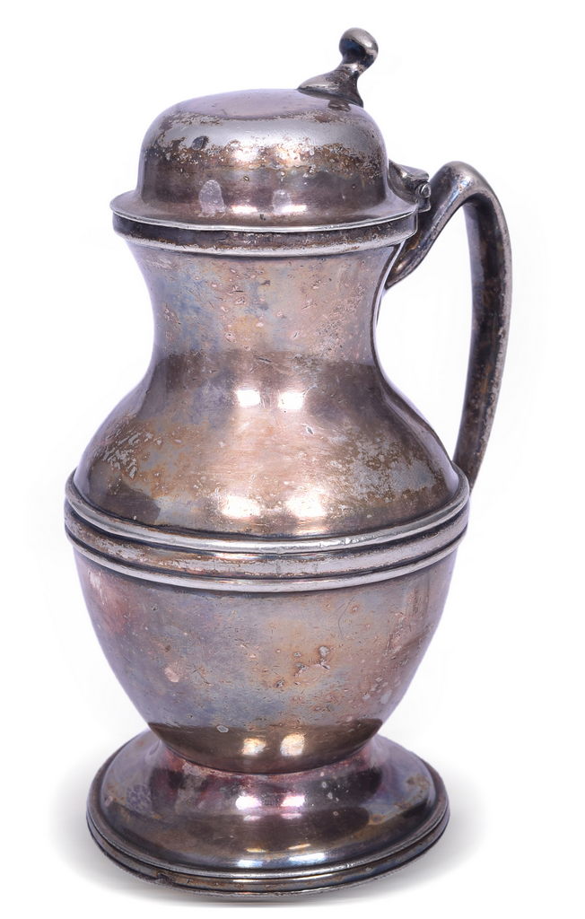 5643 - Pennsylvania Railroad Silver Syrup Pitcher thumbnail