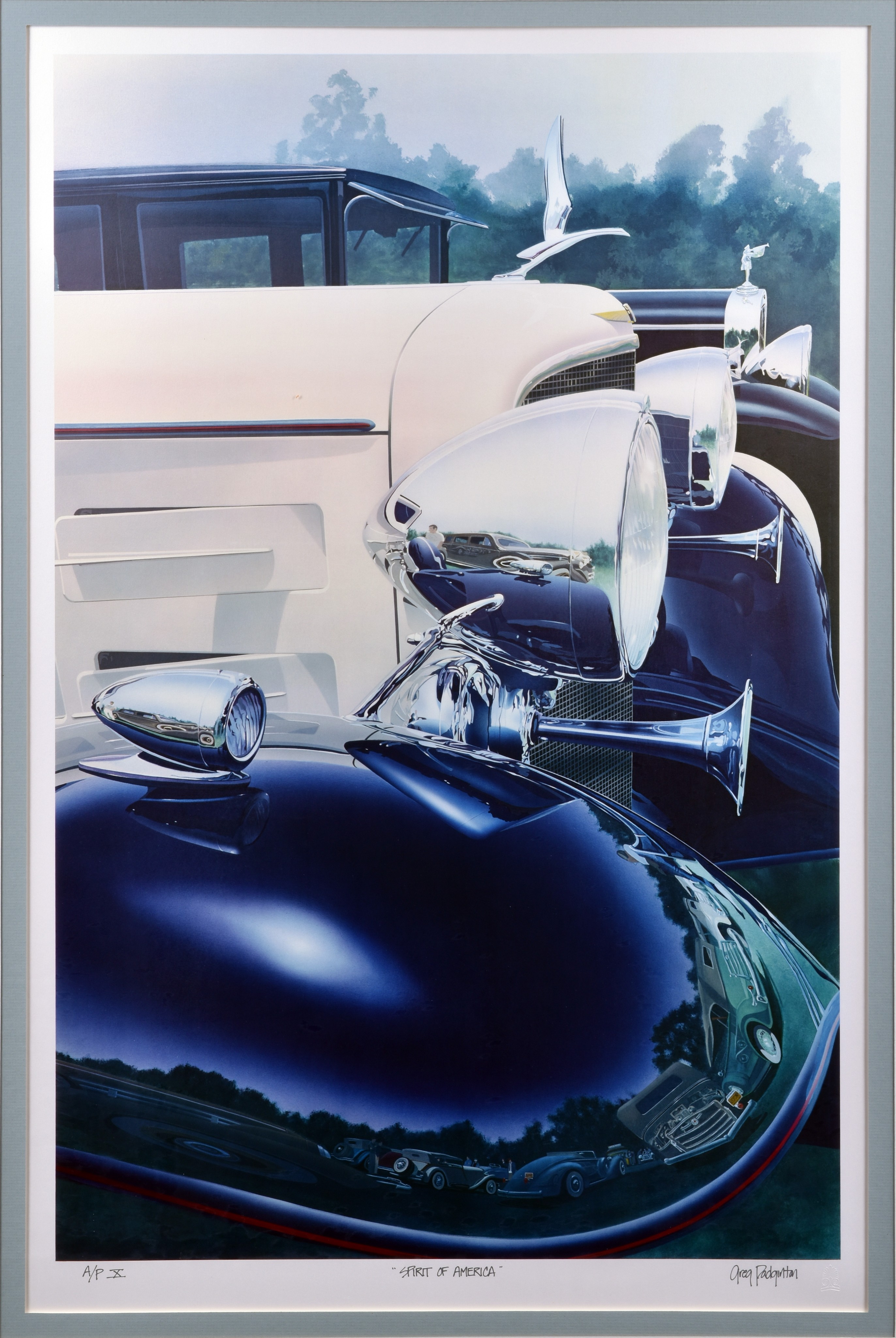 7025 - Greg Padginton - Spirit of America - Packard Automotive Artist Proof thumbnail
