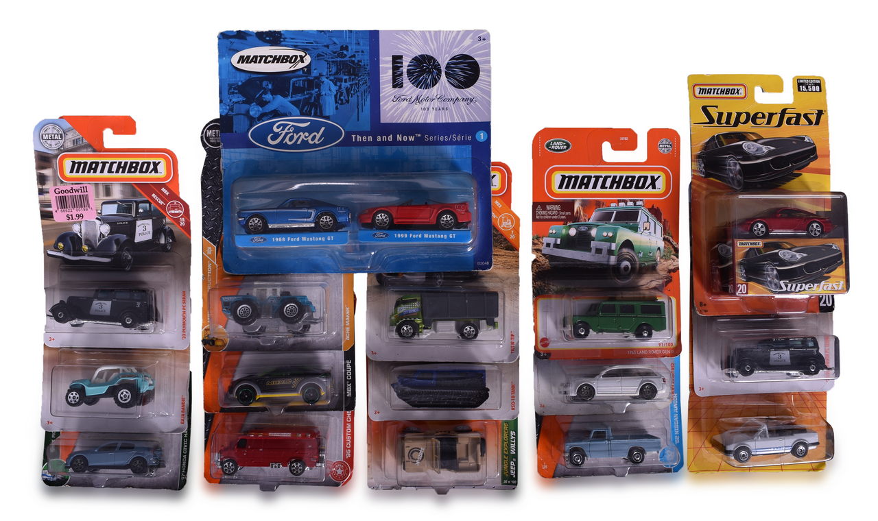 7045 - Sixteen Matchbox Die Cast Vehicles - 1986 to 2020 thumbnail