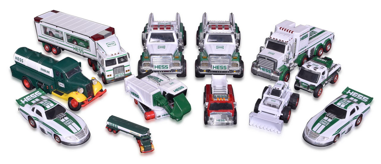 7048 - Twelve Hess Toy Trucks, Semis, and Race Cars - 1980 to 2018 thumbnail