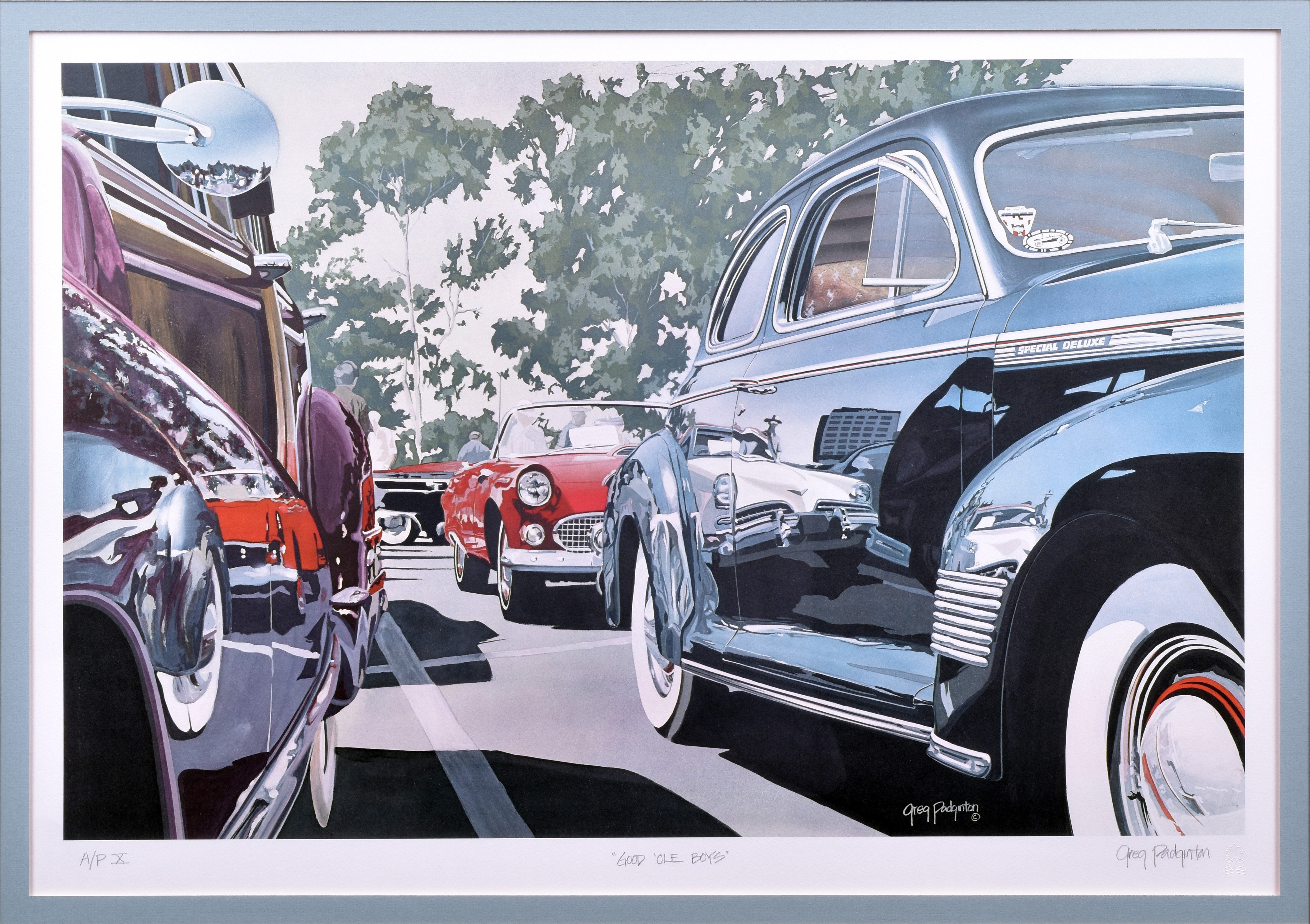 7071 - Greg Padginton - Good 'Ole Boys - Signed and numbered Automotive Print thumbnail