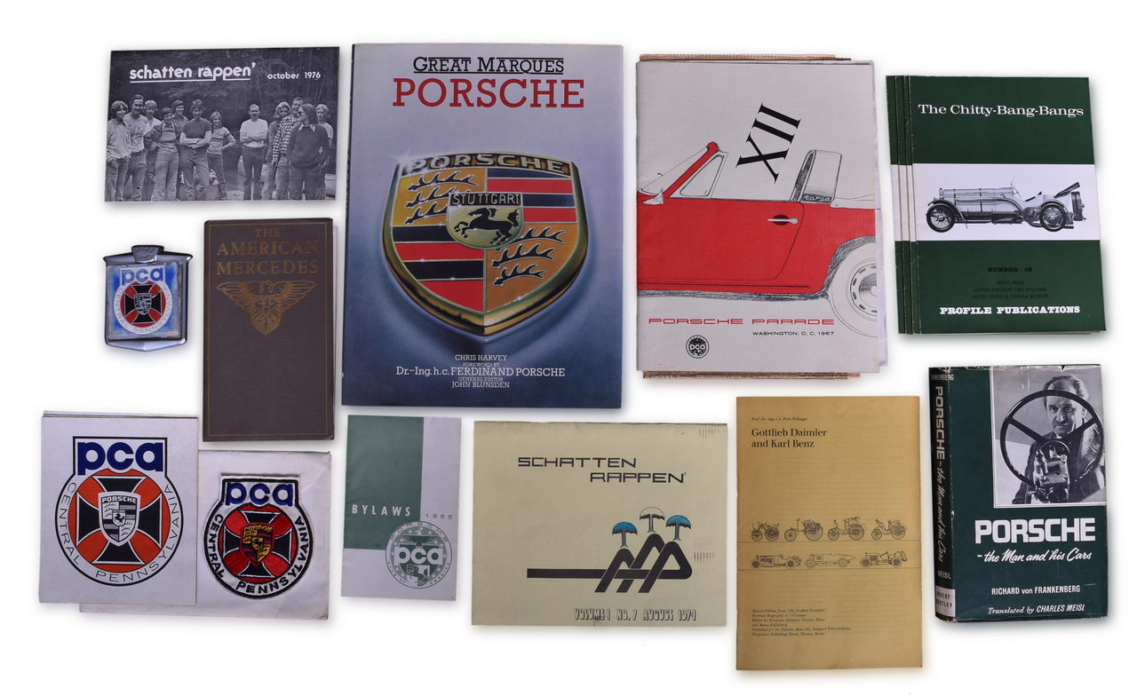 7074 - Porsche, Mercedes-Benz and Porsche Club of America Literature and Promotional Items thumbnail