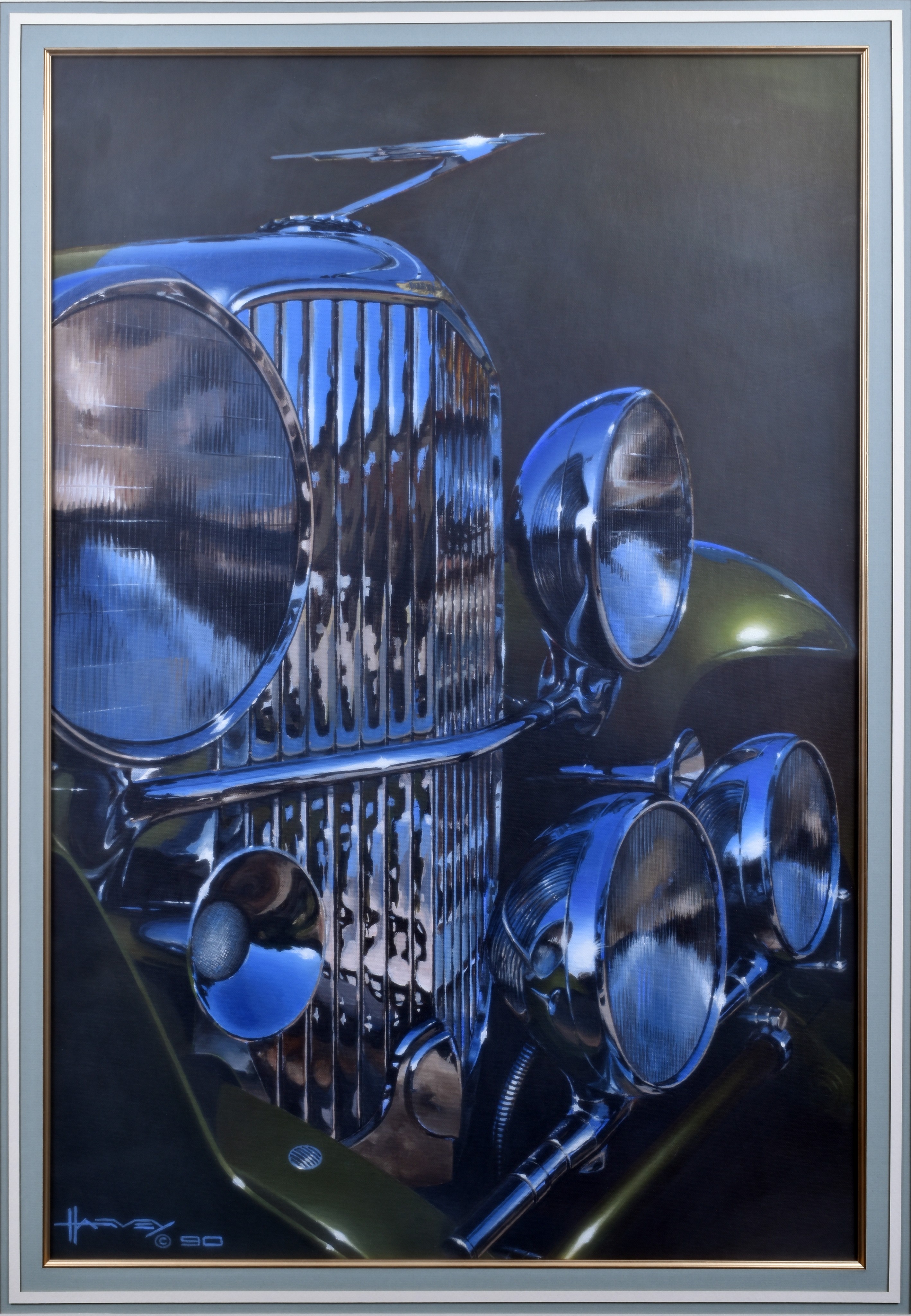 7119 - Original Duesenberg Automotive Painting by Charles Harvey thumbnail