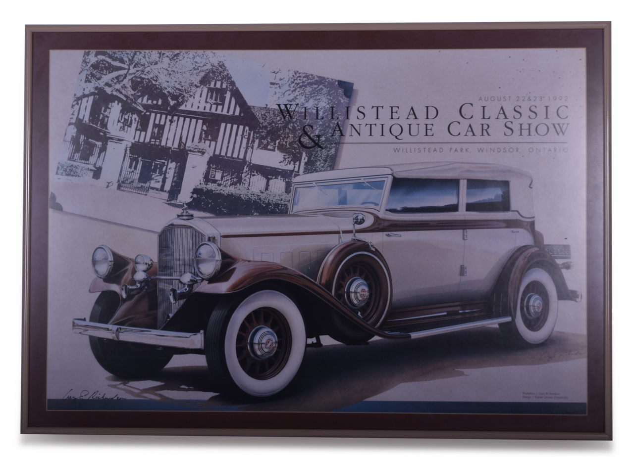 7137 - Gary Richardson 1992 Willistead Classic Poster - Hand Signed thumbnail