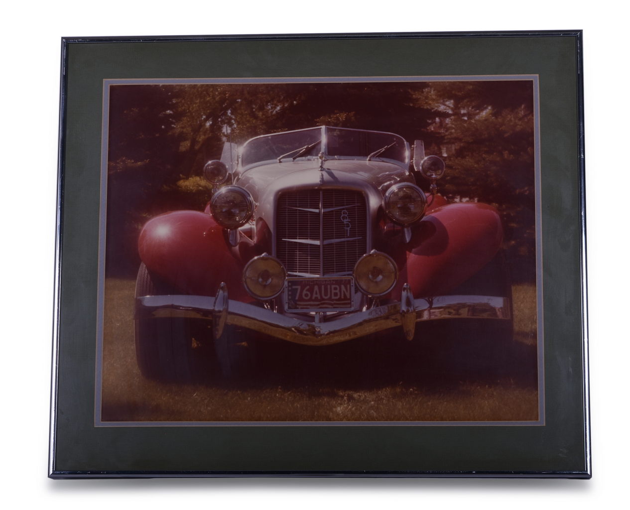 7139 - Auburn 851 Automobile Photograph Taken During 1976 Bicentennial thumbnail