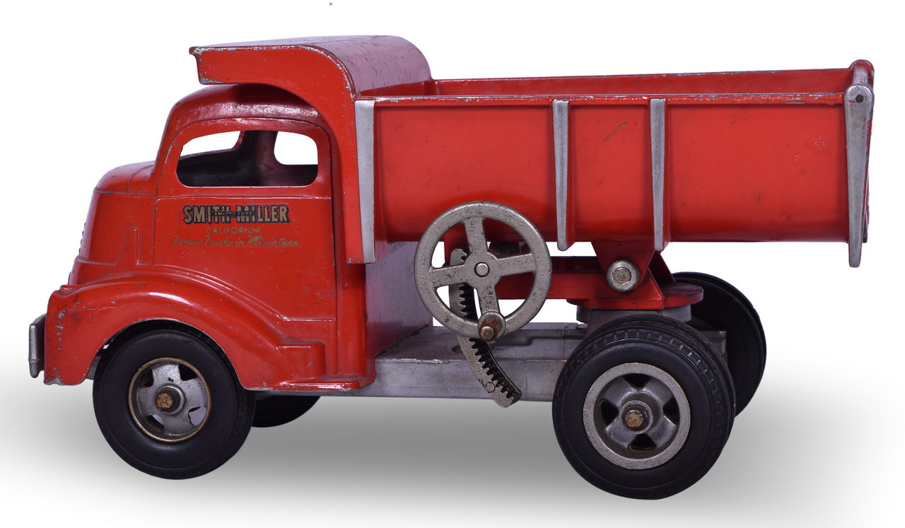 7147 - Smitty Toys Pressed Steel Dump Truck thumbnail