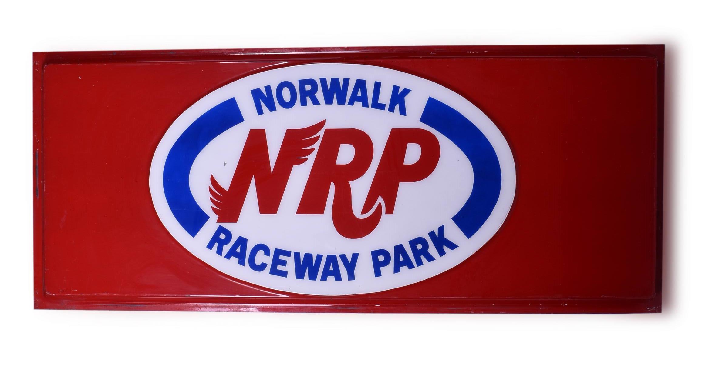 7171 - Norwalk Raceway Park Large Pan Face Sign thumbnail