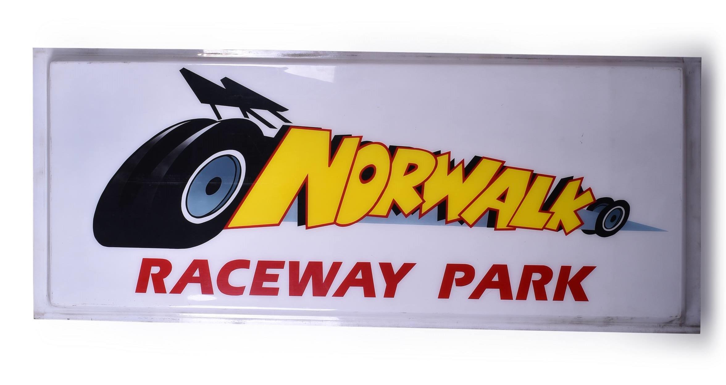 7175 - Norwalk Raceway Park - Dragster Logo - Large Pan Face Sign thumbnail