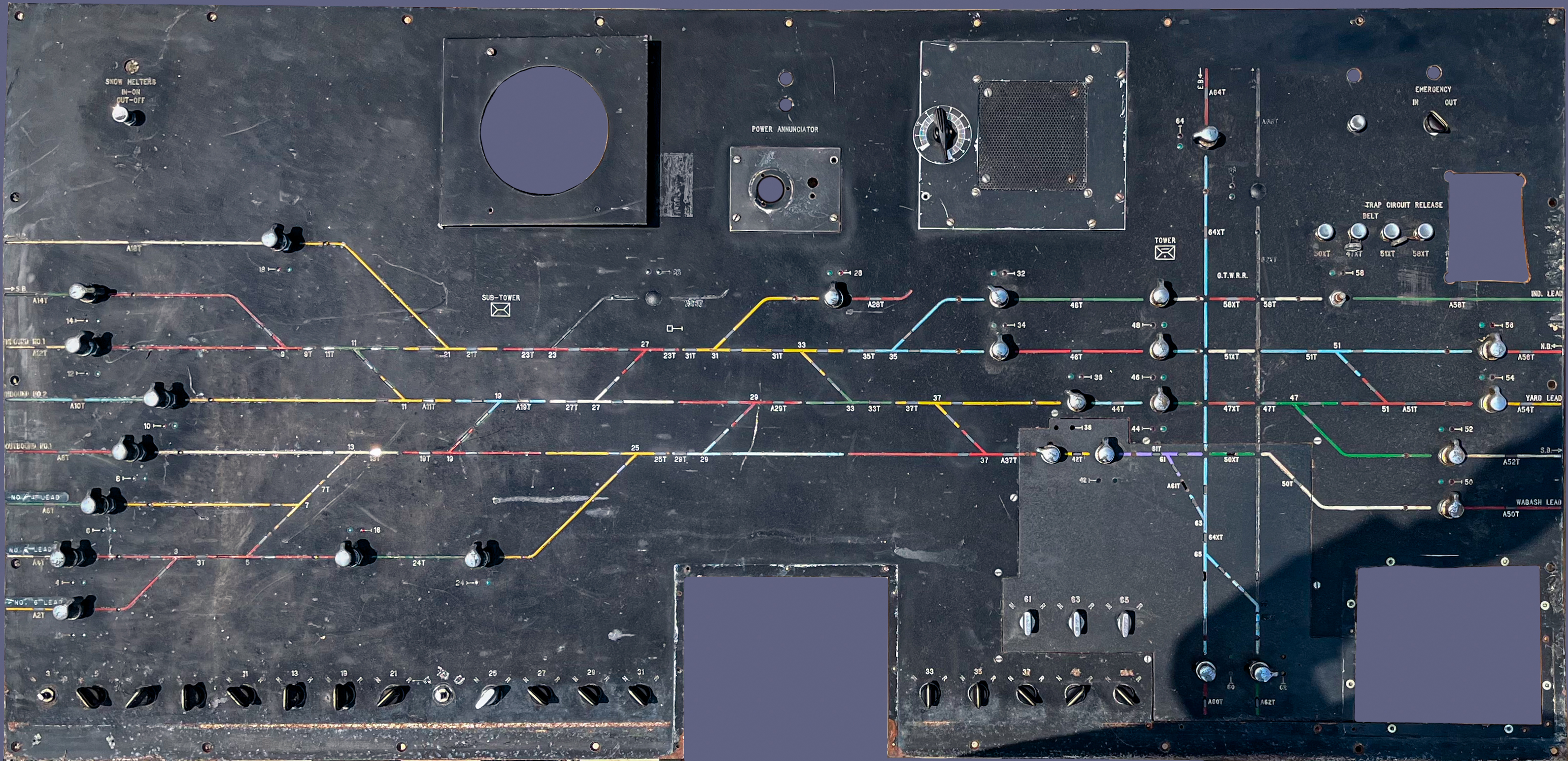 5592 - Belt Railway of Chicago - Hayford Junction - Tower Interlocking / Model Boards thumbnail