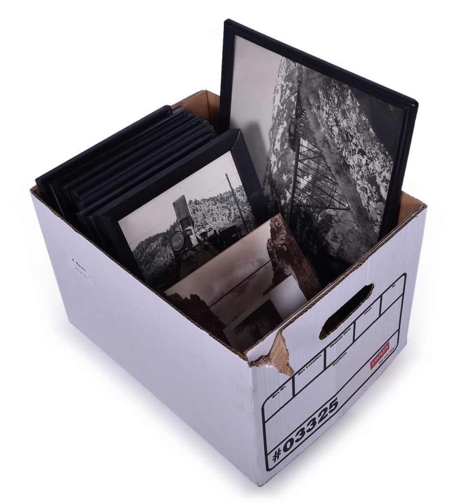 8049 - Sixteen Black and White Western Railroad Photographs - Rio Grande, White Pass, and Others thumbnail