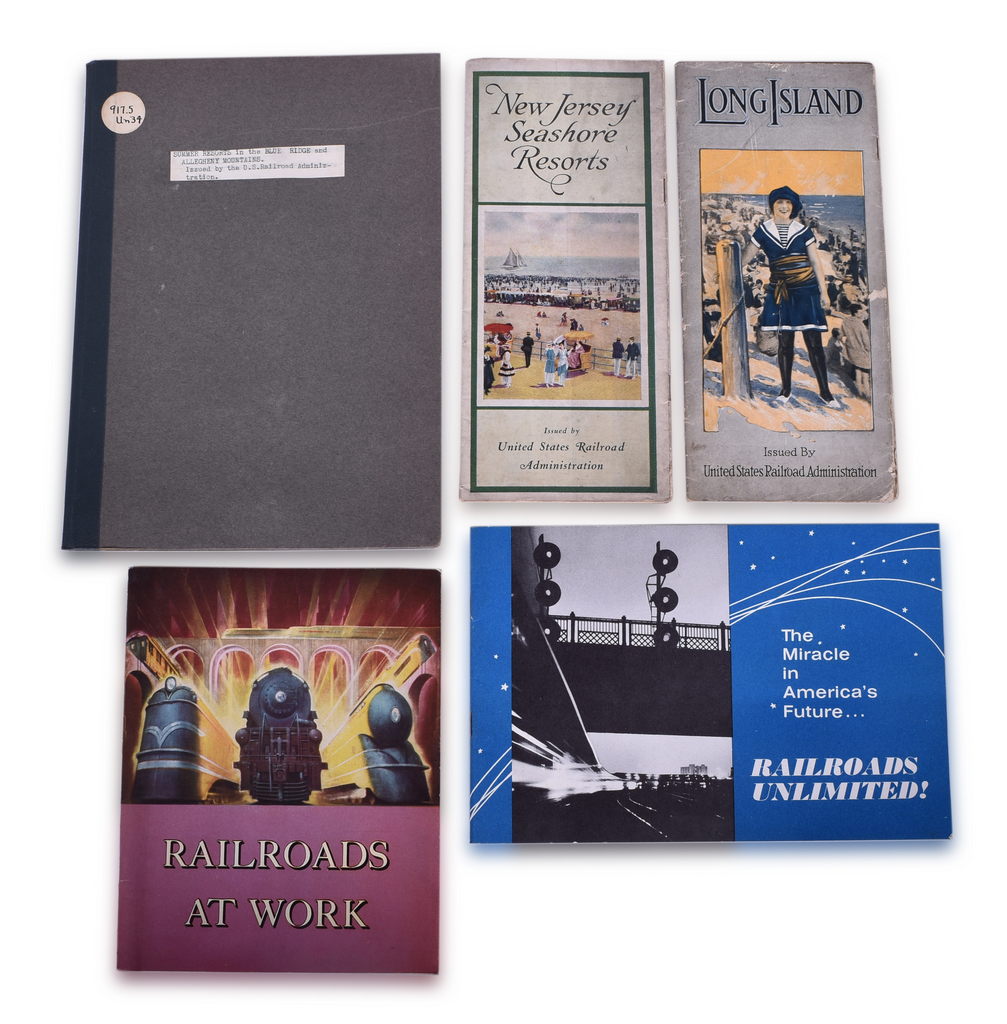8057 - Three United States Railroad Administration Brochures and Two Association of American Railroads Booklets thumbnail