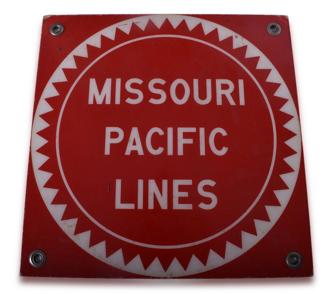 8108 - Missouri Pacific Lines Railroad Fiberglass Sign thumbnail