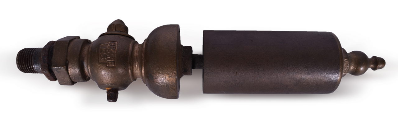 8116 - Crane Company 125 Single Chime Brass 10 1/2