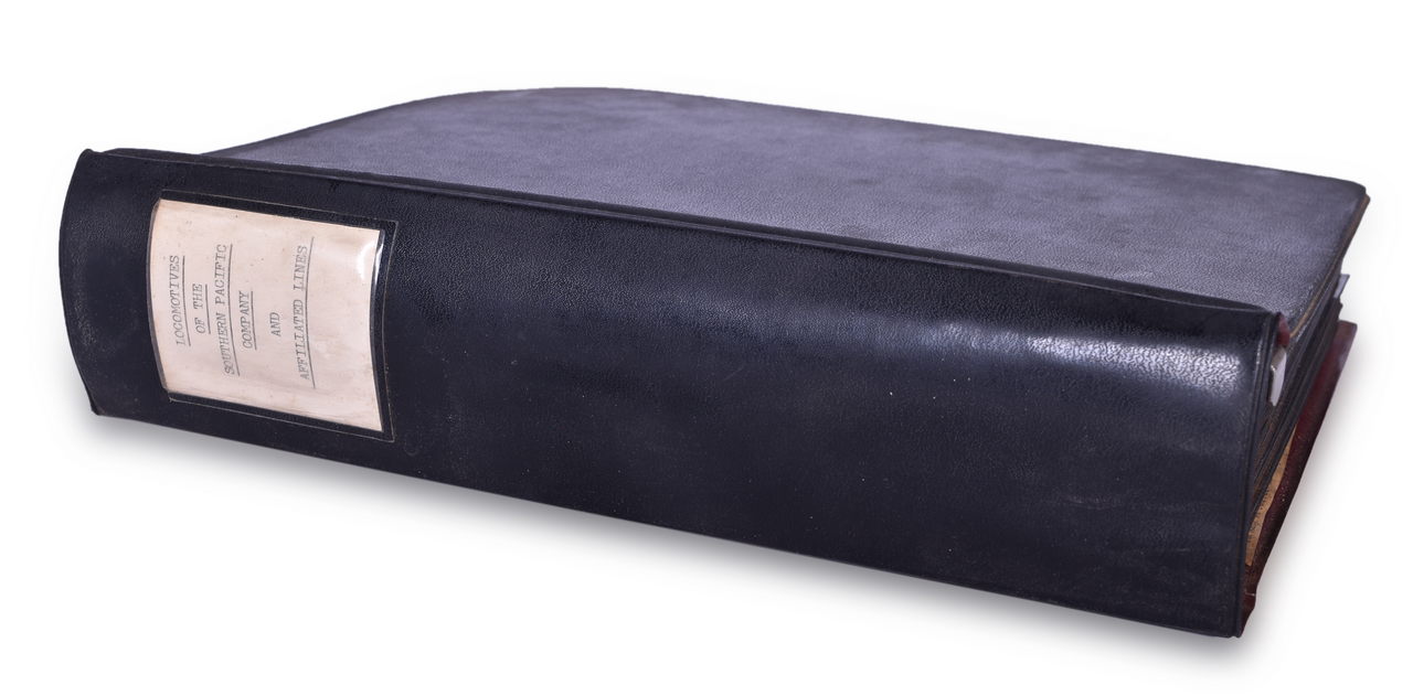 8128 - Locomotives of The Southern Pacific Railroad and Affiliated Lines Collector Binder with Photographic Build Cards thumbnail