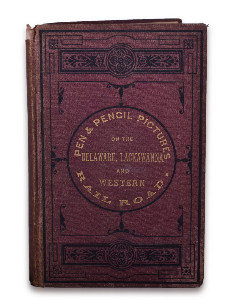 8150 - 1874 Pen and Pencil Pictures on the Delaware, Lackawanna, and Western Railroad by J.K. Hoyt thumbnail