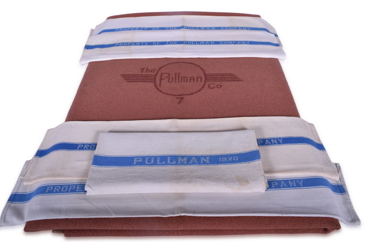 8166 - Pullman Company Railroad No. 7 Wool Blanket & Hand Towels thumbnail