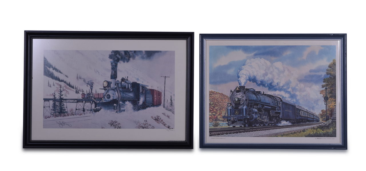 8171 - Group of Five Railroad Prints - Colorado & Southern, B&O, GM&O, Spokane Portland & Seattle, and Climax SN 1551 thumbnail