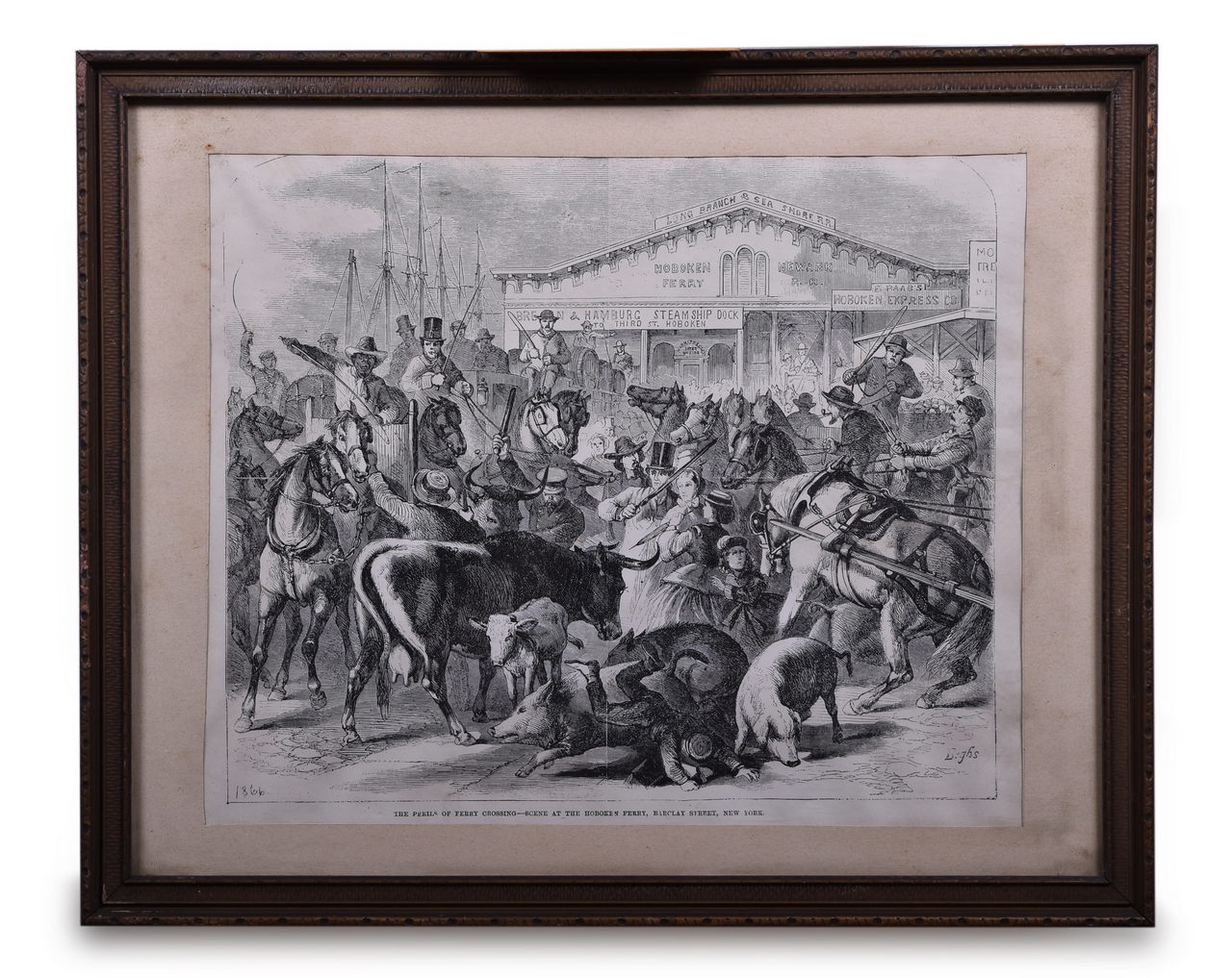 8181 - Nine 1800s Harper's Weekly Railroad Prints - DL&W, New York Central and Hudson, Union Pacific, Manassas Gap Railroad, Grand Central Depot, and More thumbnail