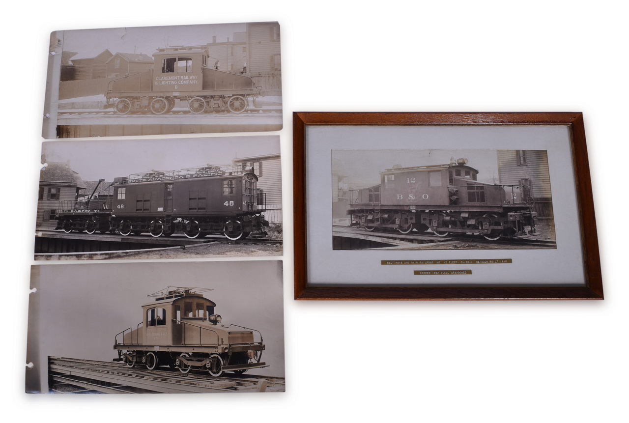 8189 - Four American Locomotive Company and General Electric Railroad Builders Photographs thumbnail