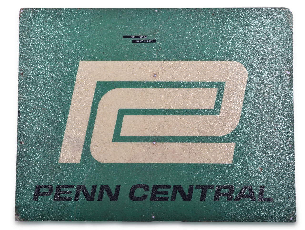 8196 - Penn Central Railroad Fiberglass Sign thumbnail