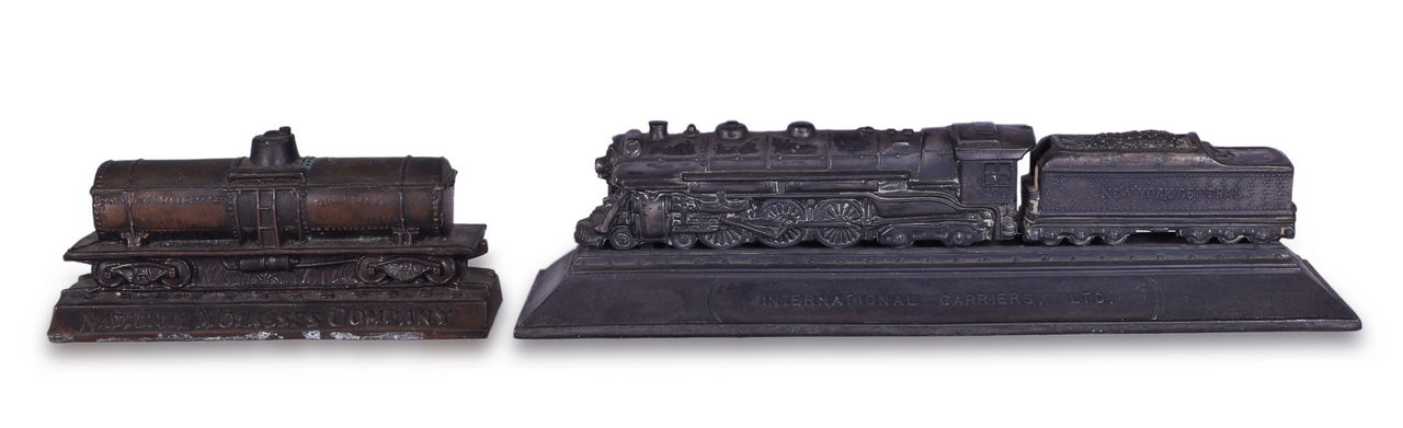 8202 - New York Central Hudson and National Molasses Company Railroad Advertising Paperweights thumbnail