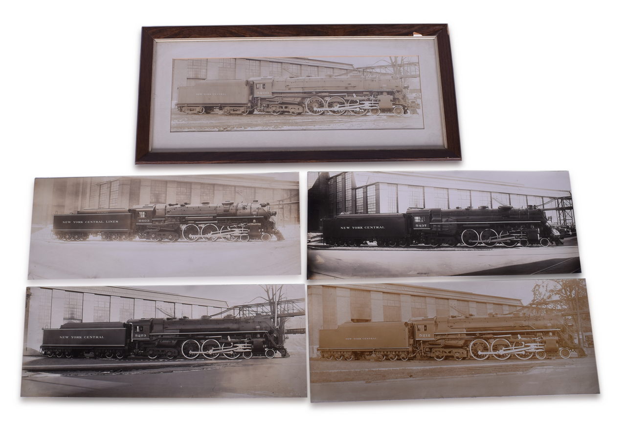 8203 - Five American Locomotive Company / Alco 4-6-4 Builders Photographs - New York Central Railroad thumbnail