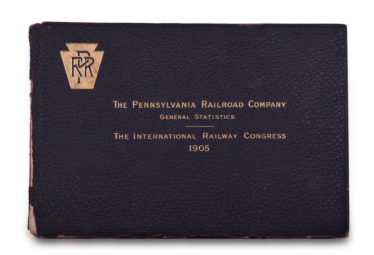 8218 - 1905 Pennsylvania Railroad General Statistics Book - Altoona Yard Photos thumbnail