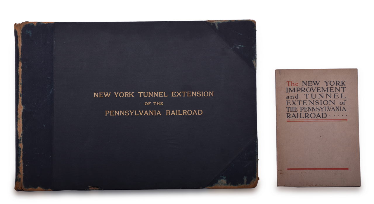 8230 - Incredible Pennsylvania Railroad New York Tunnel Extension Photography Book & Informational Book thumbnail