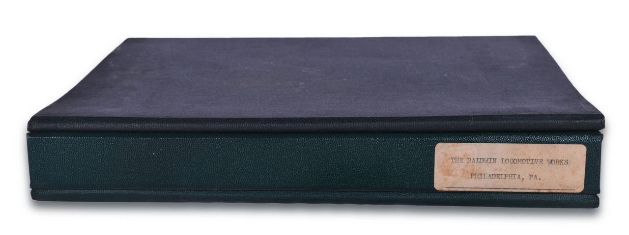 8241 - Baldwin Locomotive Works Photographic Locomotive Compilation Binder - Frisco, Norfolk & Western, Southern Railway, and More thumbnail