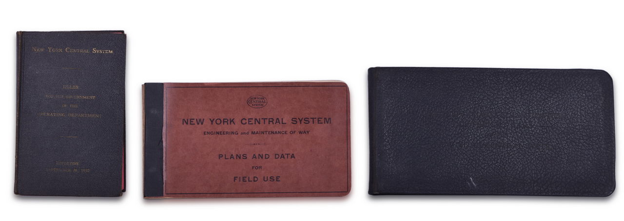 8248 - 3 New York Central Railroad Books - 1938 Freight Car Classification, 1937 Rules, 1943 Maintenance of Way Plans thumbnail