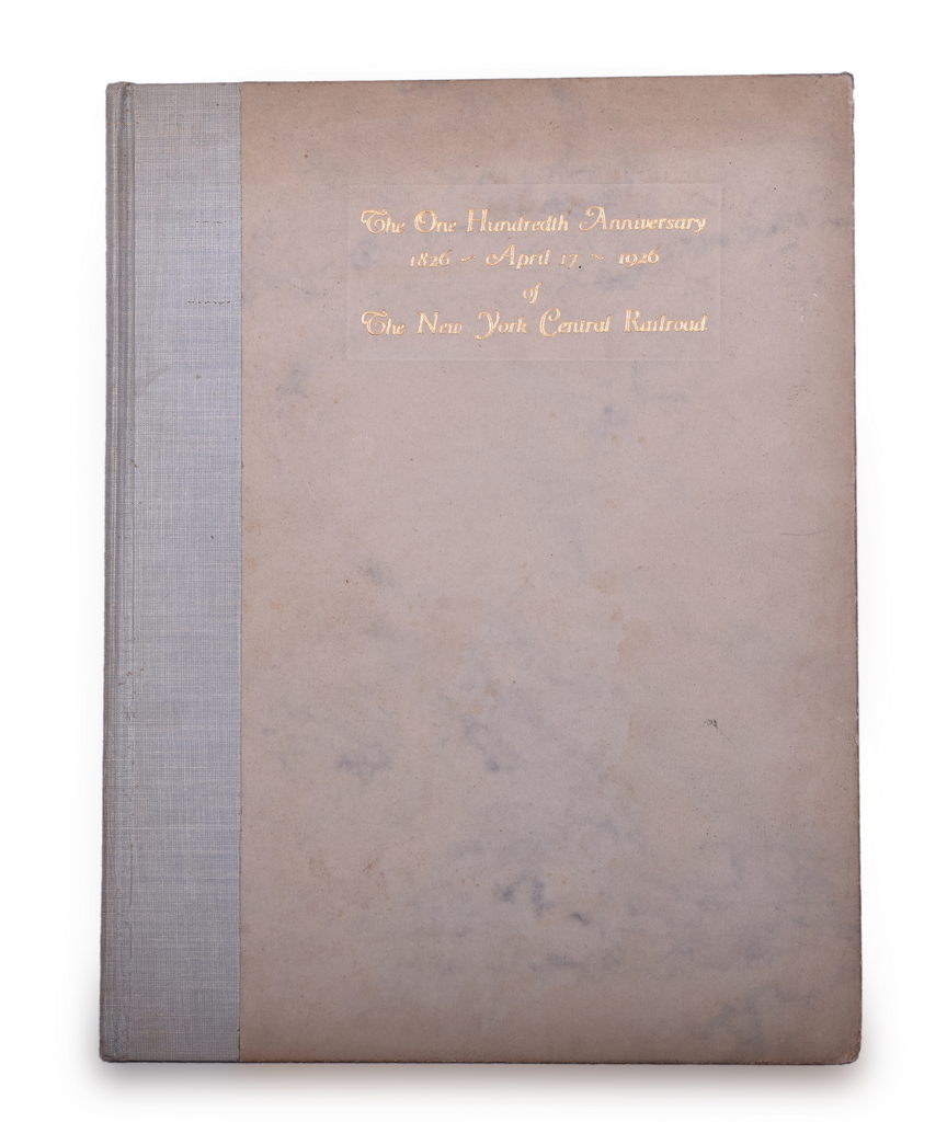 8254 - New York Central Railroad 1926 Centennial Hard Back Book thumbnail