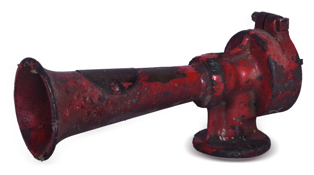 8256 - Leslie Tyfon A-75-440 Bronze Railroad Locomotive Horn thumbnail