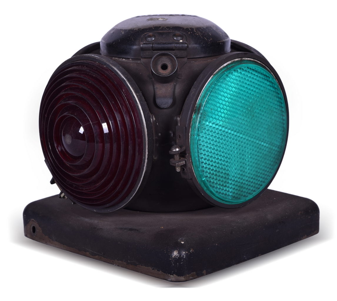 8266 - Partial Adlake SBH-1406 Electric Railroad Switch Lamp thumbnail