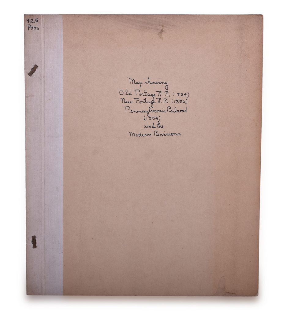 8275 - Map Showing Old Portage R.R., New Portage R.R., and Pennsylvania Railroad Between Altoona and Johnstown thumbnail