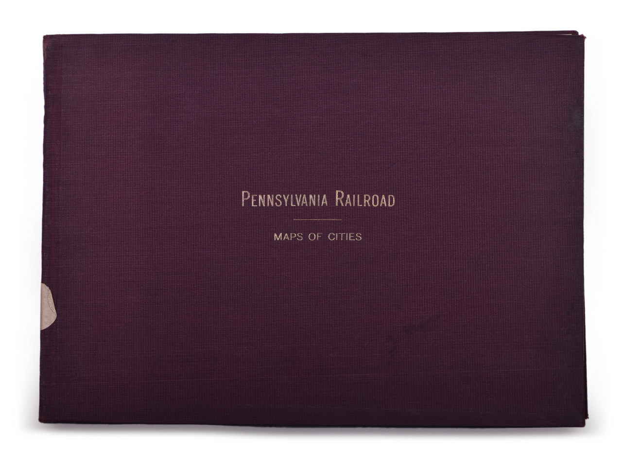 8279 - 1904 Pennsylvania Railroad Map of Cities thumbnail