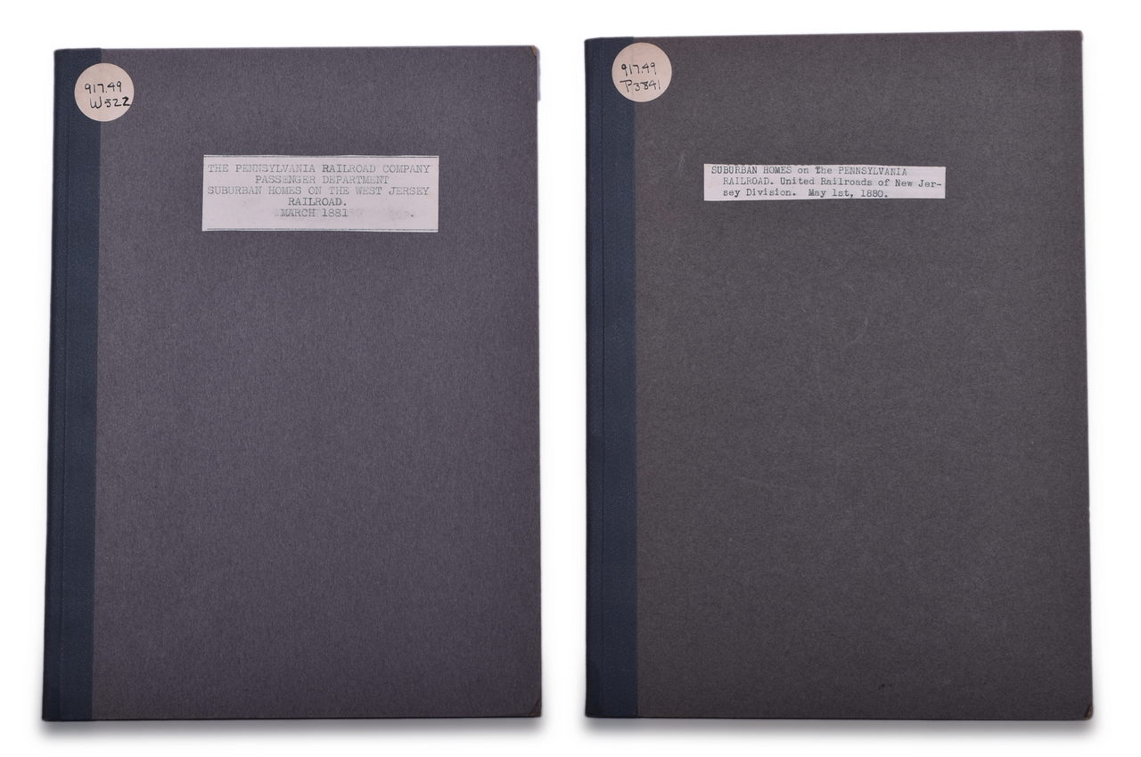 8291 - 1880 Suburban Homes on the Pennsylvania Railroad and 1881 Suburban Homes on the West Jersey Railroad Booklets thumbnail