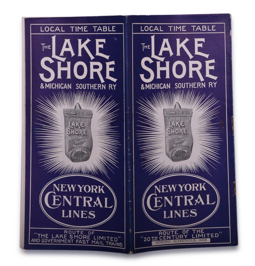 8293 - Lake Shore & Michigan Southern Railroad Timetable Spring 1906 thumbnail