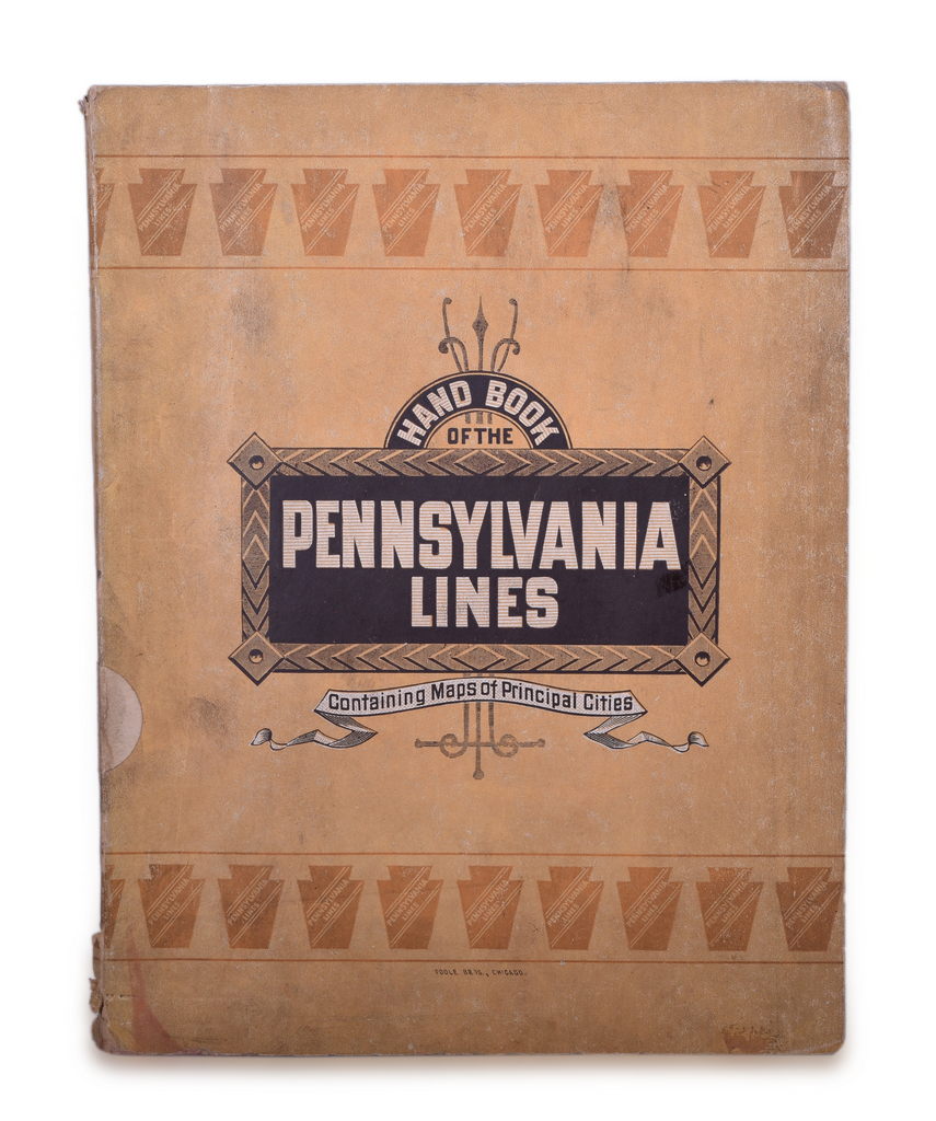 8297 - 1888 Hand Book of the Pennsylvania Lines Containing Maps of Principal Cities - First Edition thumbnail