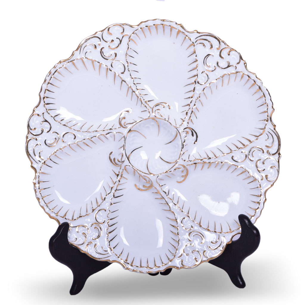 8357 - Pennsylvania Railroad China Philadelphia Oyster Plate thumbnail