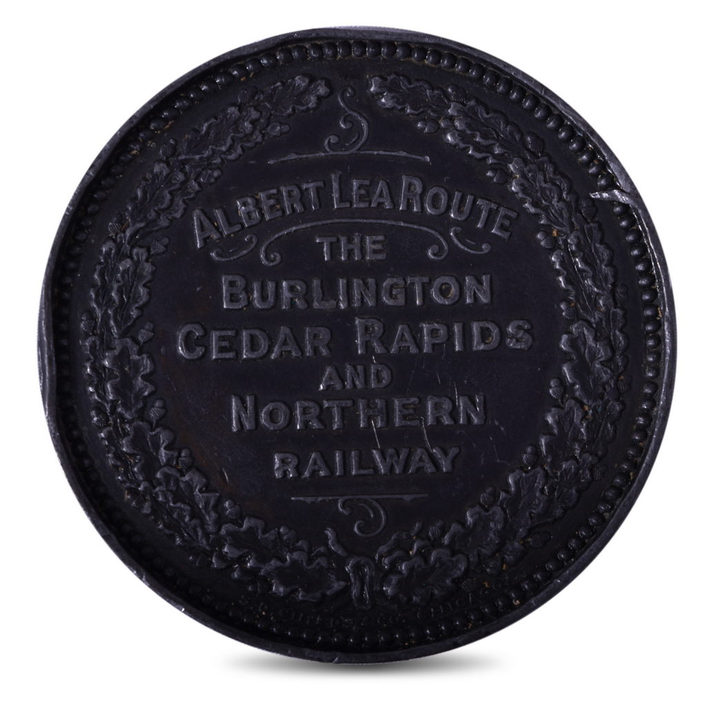 8358 - Burlington Cedar Rapids and Northern Railway Paper Weight - The Albert Lea Route thumbnail