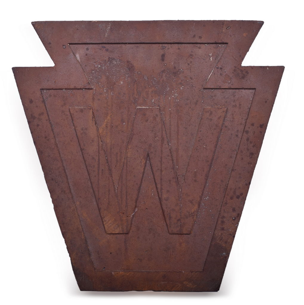 8392 - Original Pennsylvania Railroad Cast Iron Keystone thumbnail