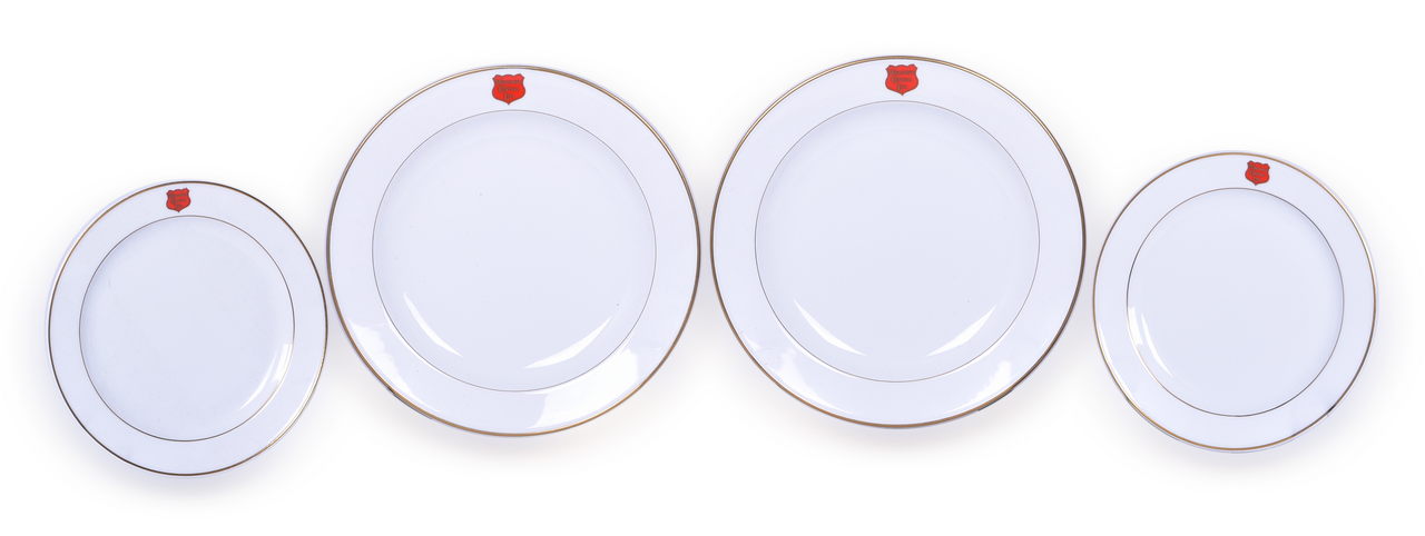 8427 - Four Wisconsin Central Limited Railroad China Plates thumbnail